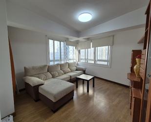 Living room of Flat to rent in A Coruña Capital   with Heating, Storage room and Furnished