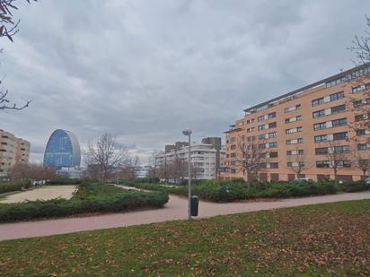 Vista exterior de Pis en venda en  Madrid Capital amb Aire condicionat, Calefacció i Jardí privat