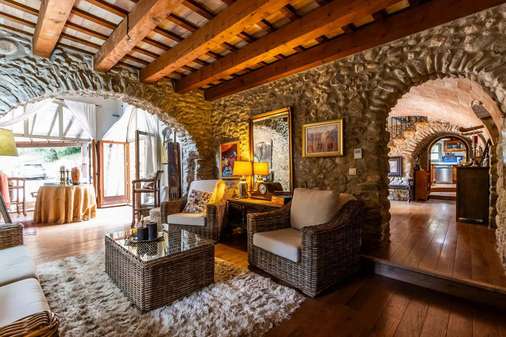 Living room of Country homes for sale in Esponellà  with Heating, Private garden and Terrace