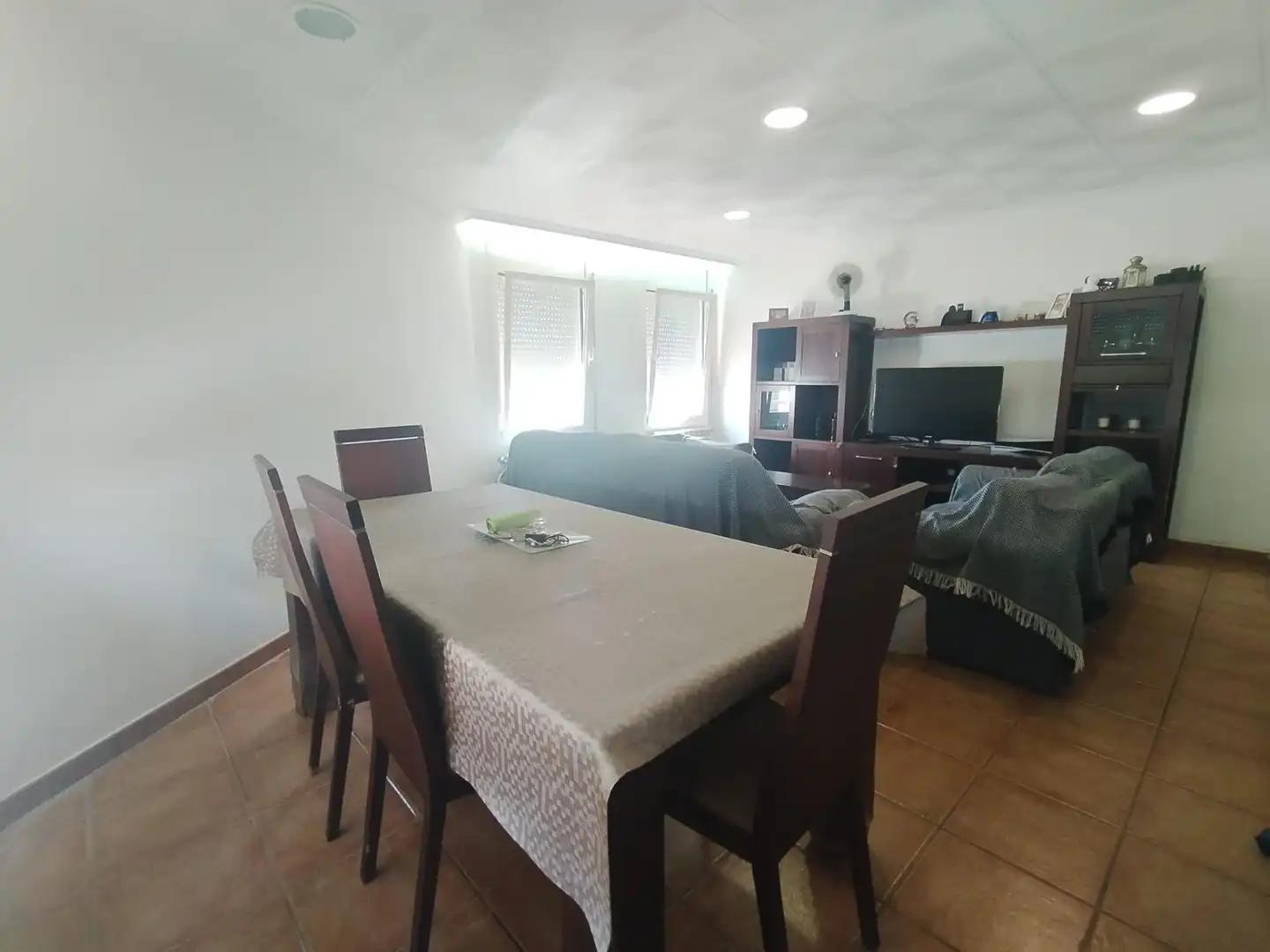 Sala de estar de Casa adosada en venta en Palafolls