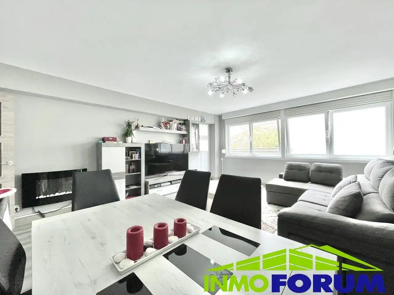 Sala de estar de Piso en venta en A Coruña Capital 
