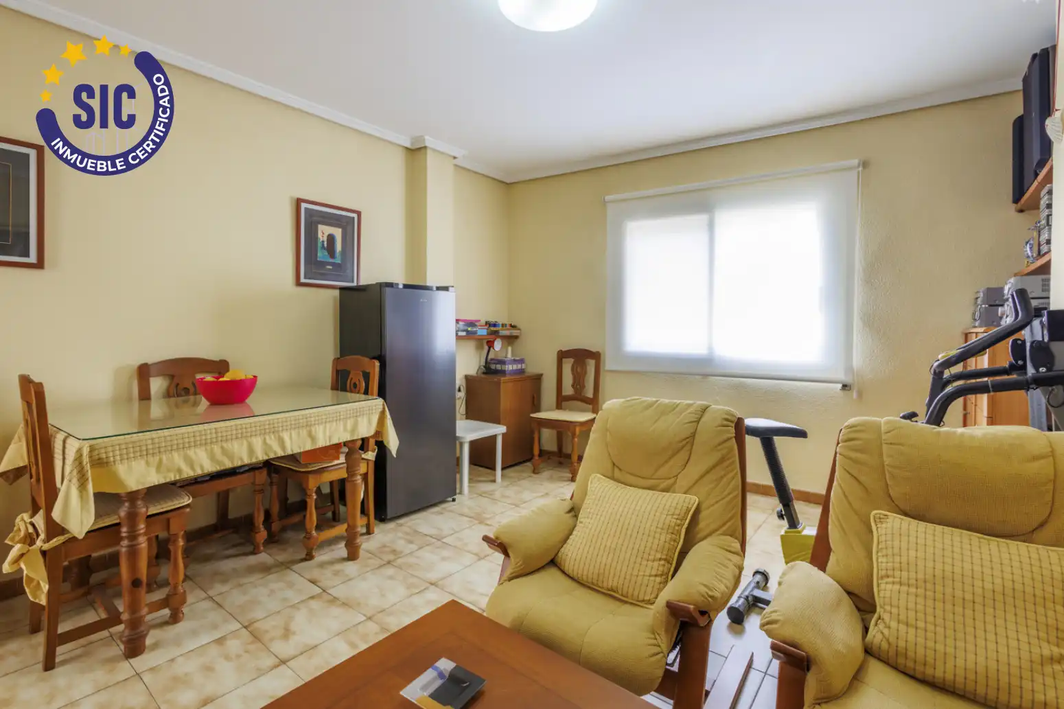 Sala de estar de Casa adosada en venta en Carlet con Terraza y Balcón