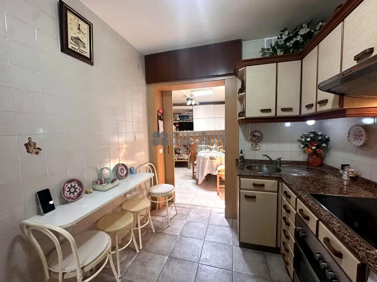 Kitchen of Flat for sale in A Estrada   with Terrace and Furnished