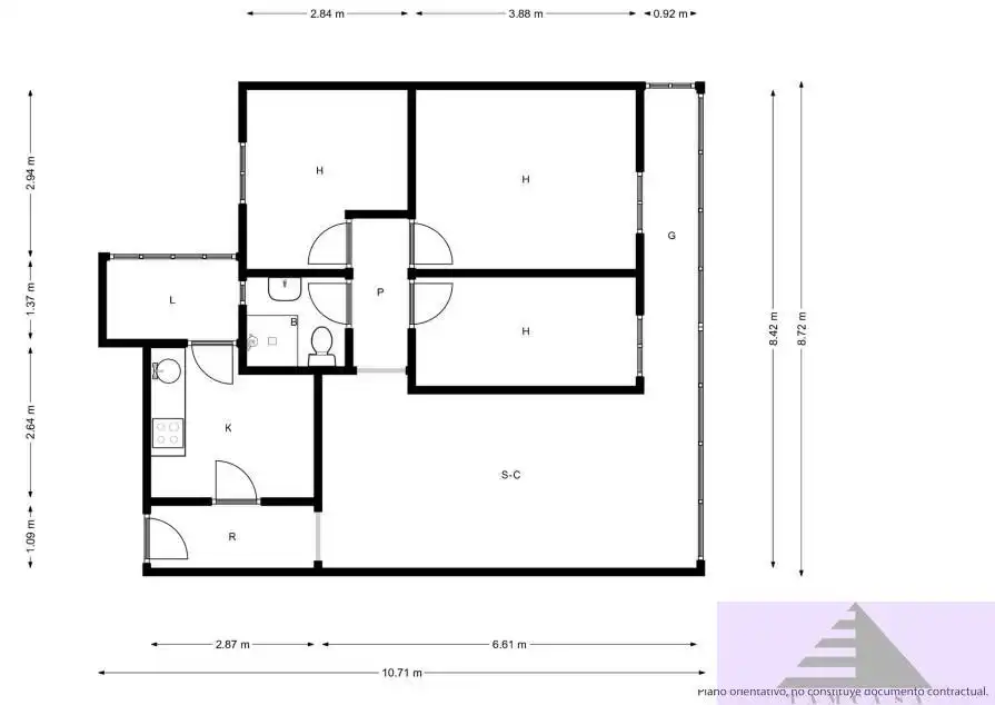 Flat with lift for sale in Fuenlabrada II - El Molino, imagen 18