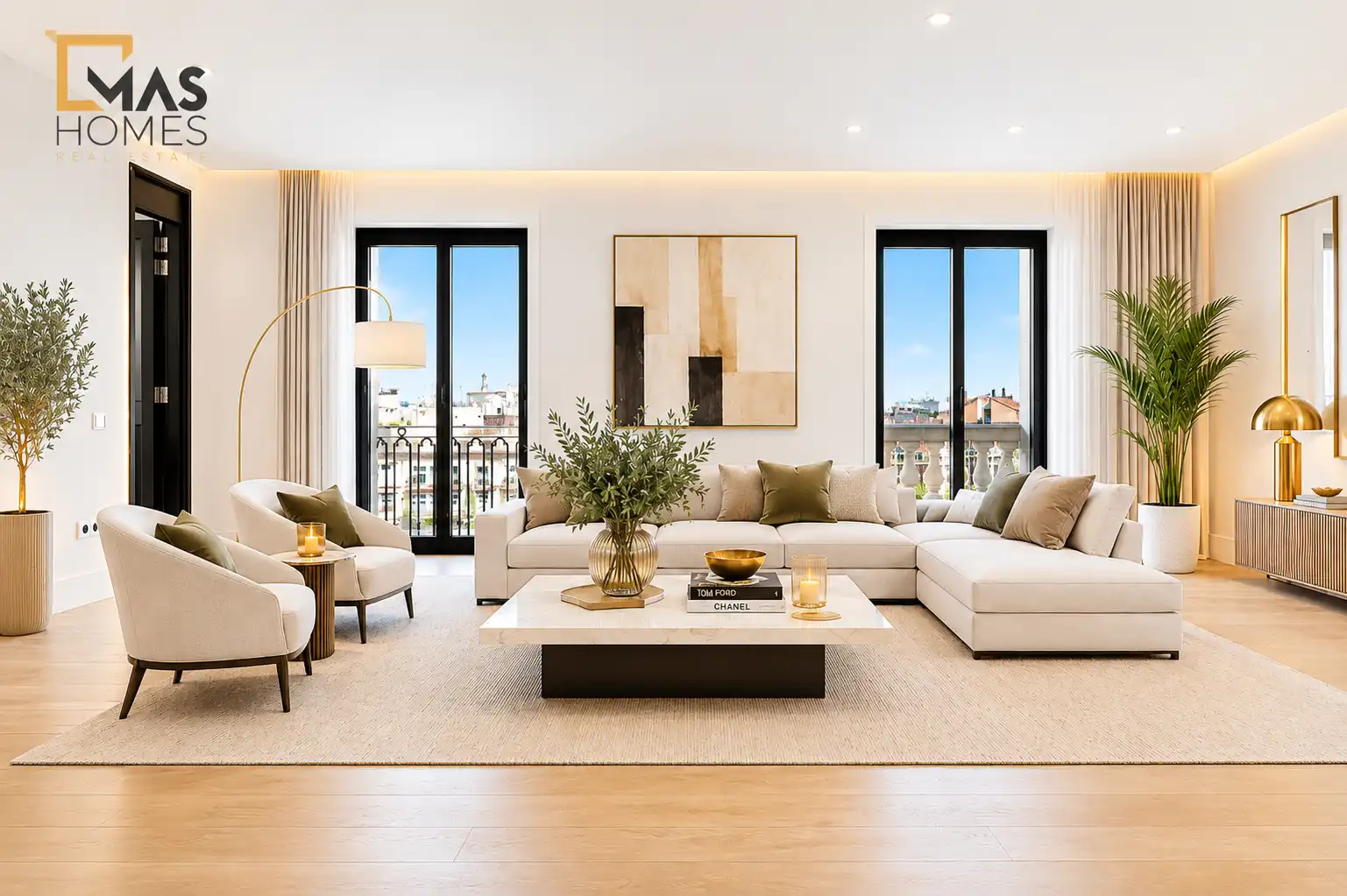 Living room of Flat for sale in Barcelona  with Air Conditioner, Heating and Oven
