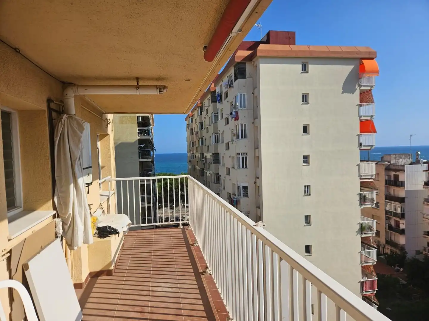 Terraza de Apartamento en venta en Malgrat de Mar con Calefacción y Piscina comunitaria