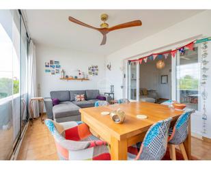 Sala d'estar de Apartament en venda en Es Migjorn Gran amb Jardí privat, Terrassa i Piscina