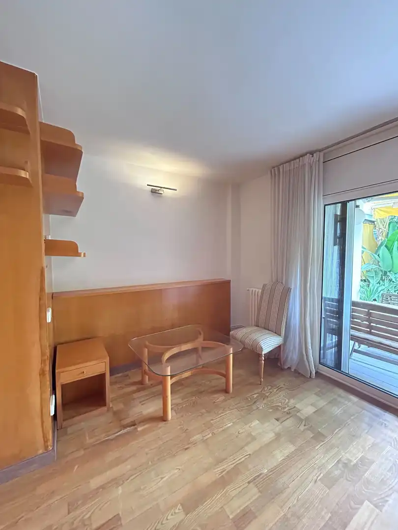 Sala de estar de Dúplex de alquiler en Sitges con Aire acondicionado, Terraza y Amueblado