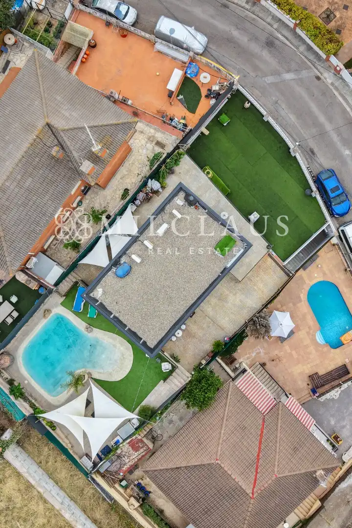Außenansicht von Haus oder Chalet zum Verkauf in Lliçà d'Amunt mit Klimaanlage, Heizung und Privatgarten