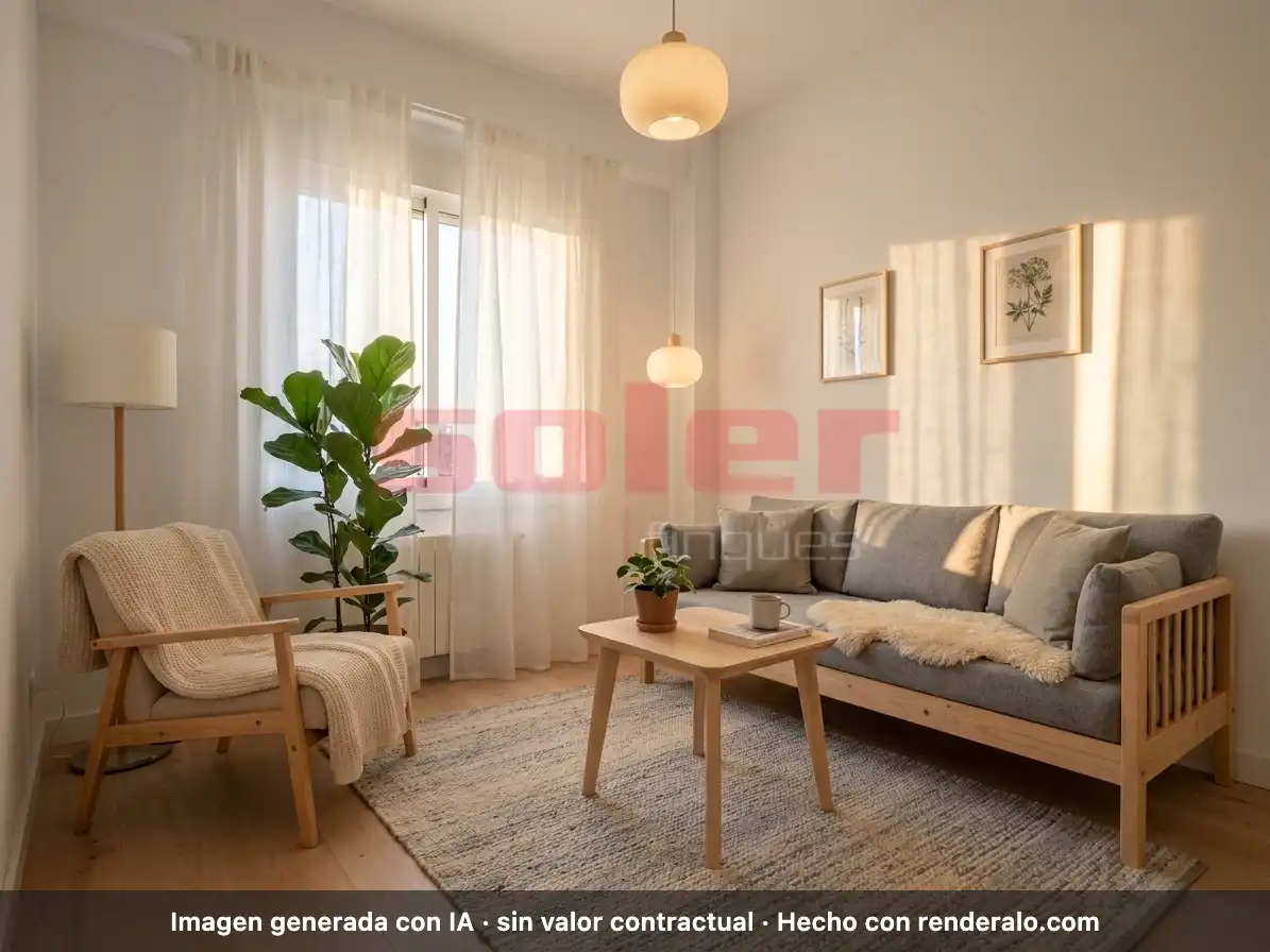 Sala de estar de Piso en venta en Barcelona con Aire acondicionado y Calefacción
