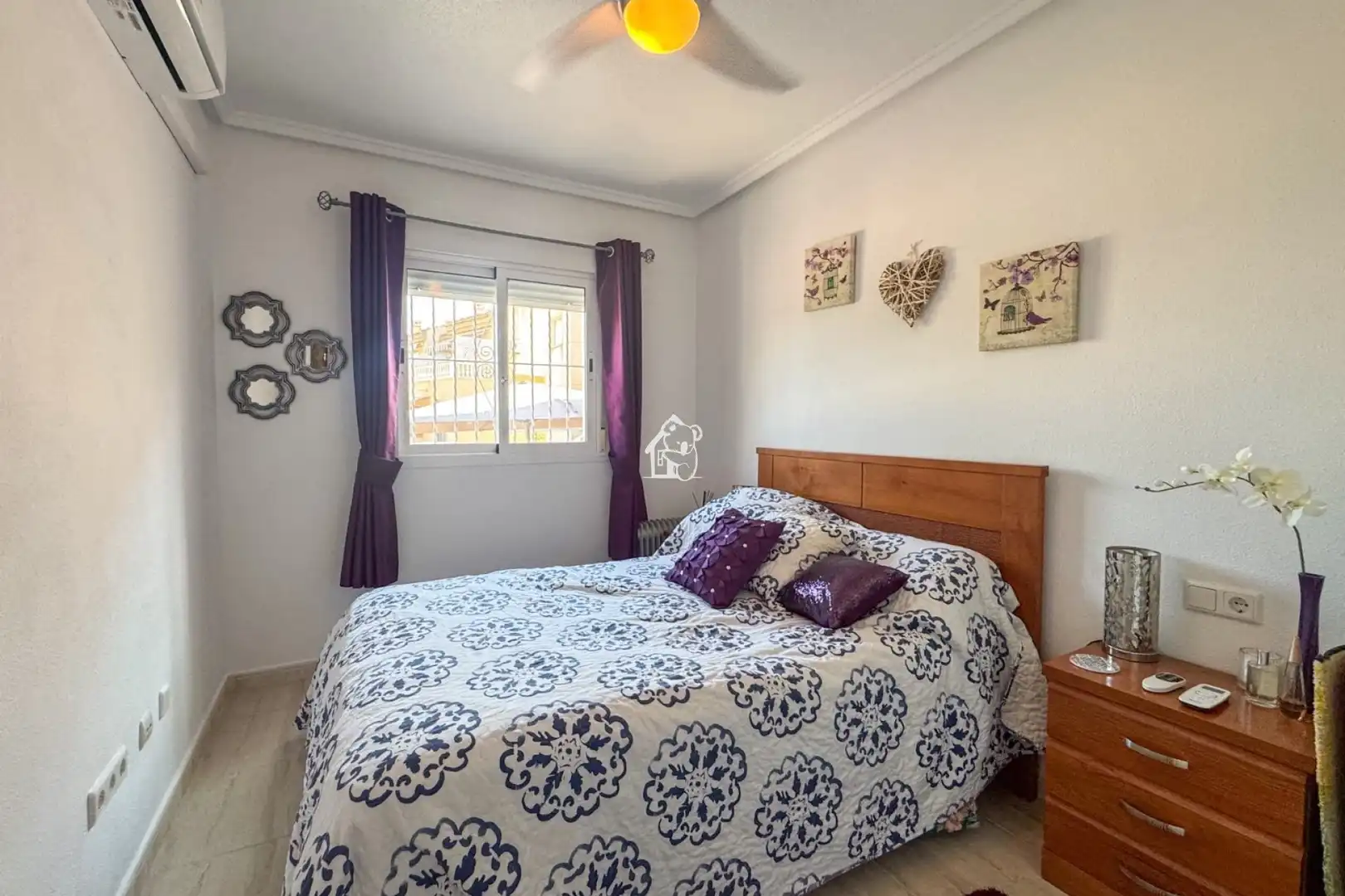 Schlafzimmer von Wohnung zur Miete in Rojales mit Klimaanlage, Privatgarten und Terrasse