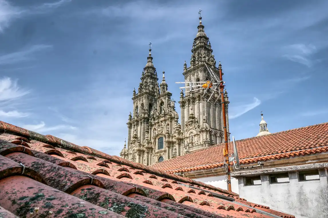 Exterior view of Flat for sale in Santiago de Compostela   with Storage room, Oven and Washing machine