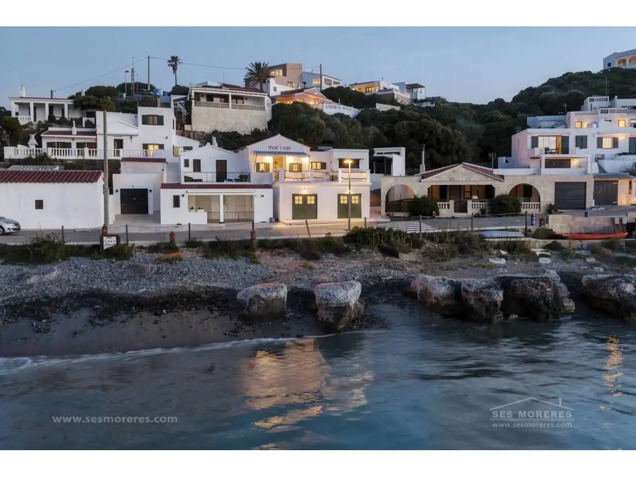 Vista exterior de Casa o xalet en venda en Maó - Mahón amb Aire condicionat, Terrassa i Moblat
