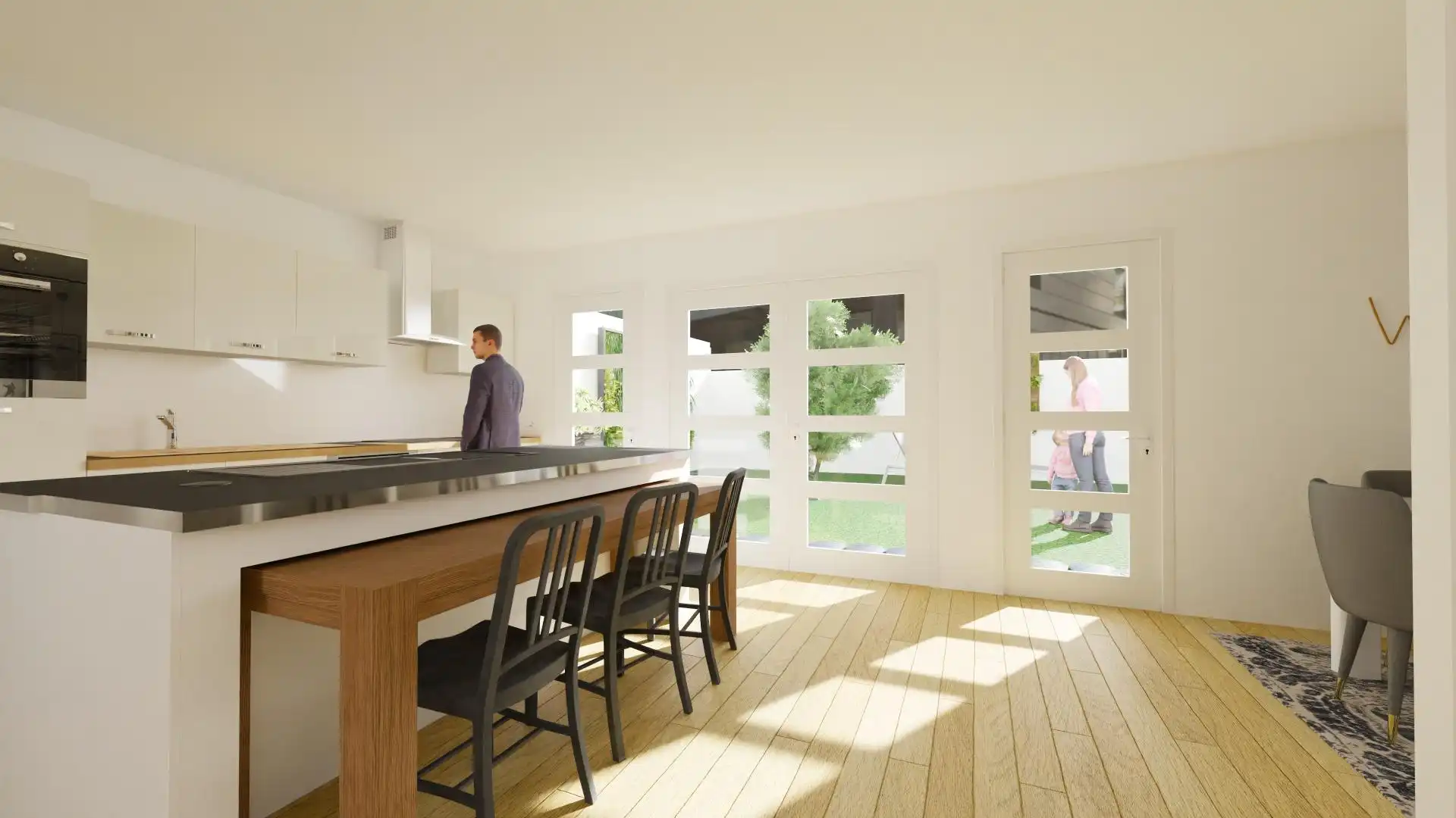 Cocina de Casa o chalet en venta en Figueruelas con Aire acondicionado, Calefacción y Jardín privado