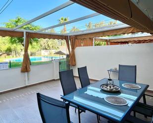 Terrace of Flat to rent in El Portil  with Air Conditioner, Terrace and Swimming Pool