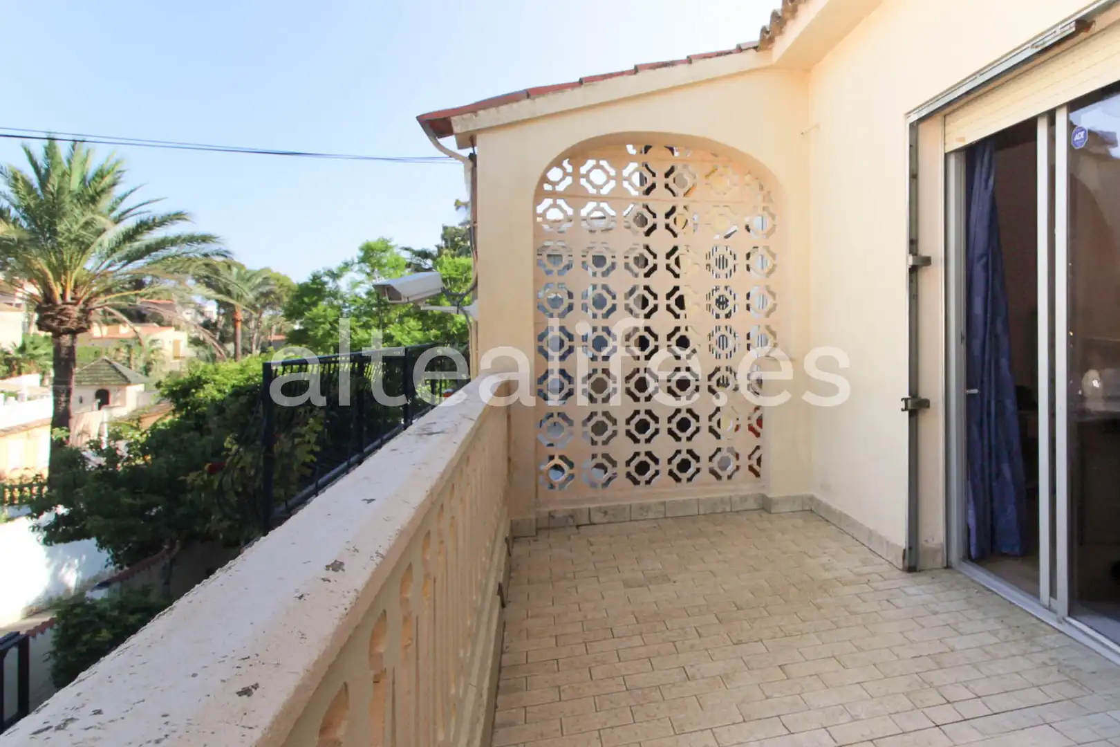 Vista exterior de Casa adosada en venta en Altea con Aire acondicionado, Terraza y Piscina