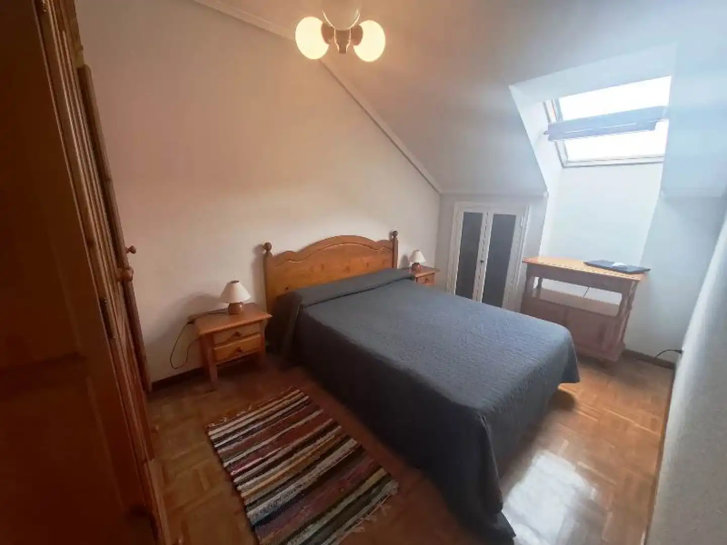 Bedroom of Flat for rent in Valdáliga  with Parquet flooring, Terrace and Furnished