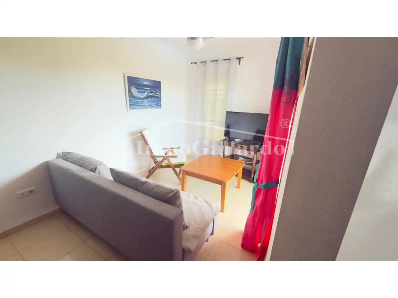 Sala de estar de Piso de alquiler en Vélez-Málaga con Terraza, Amueblado y Piscina comunitaria