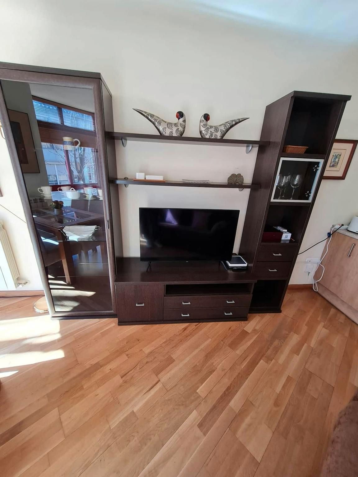 Sala d'estar de Pis de lloguer en  Madrid Capital amb Aire condicionat, Calefacció i Moblat