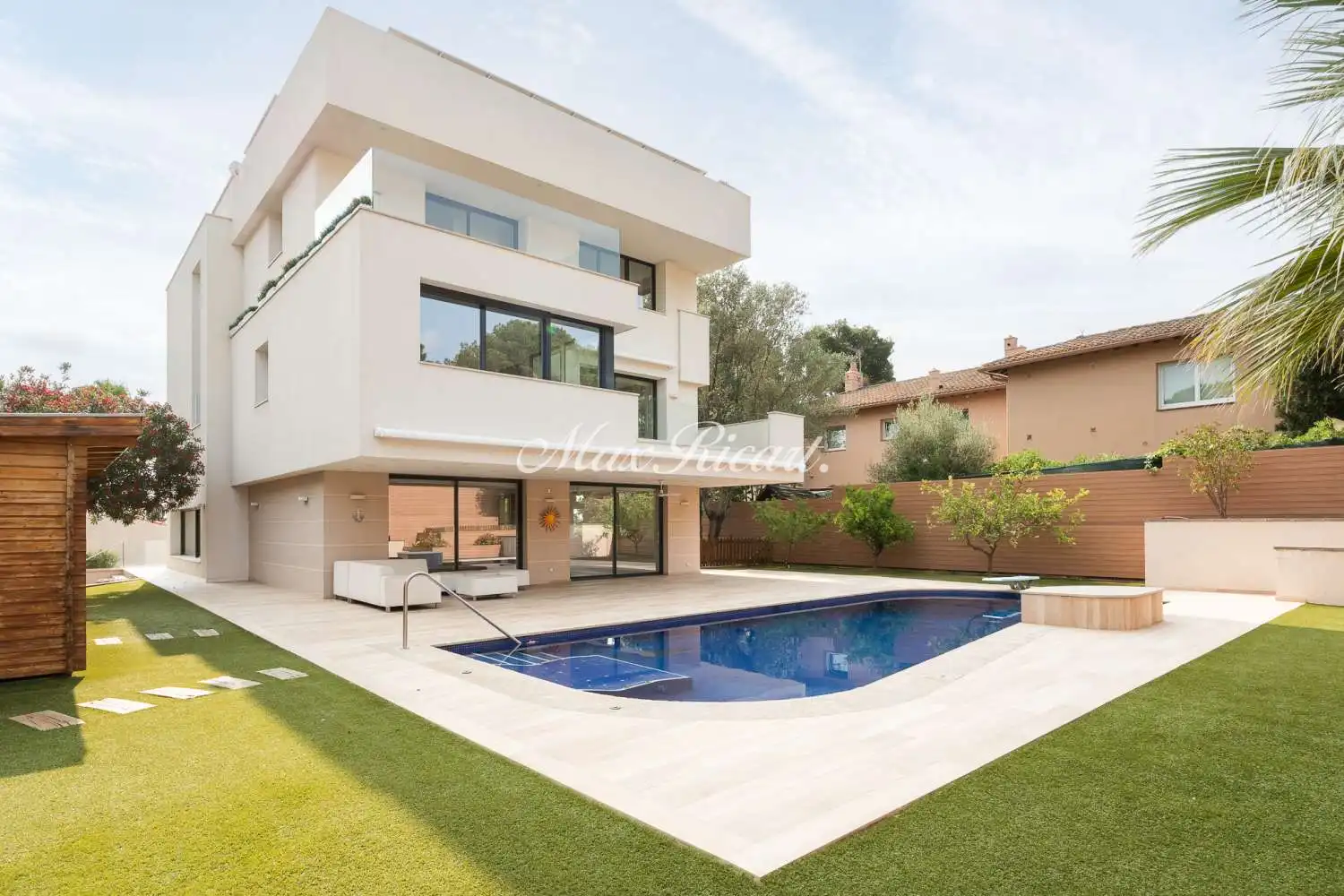 Vista exterior de Casa o chalet en venta en Barcelona con Aire acondicionado, Calefacción y Terraza