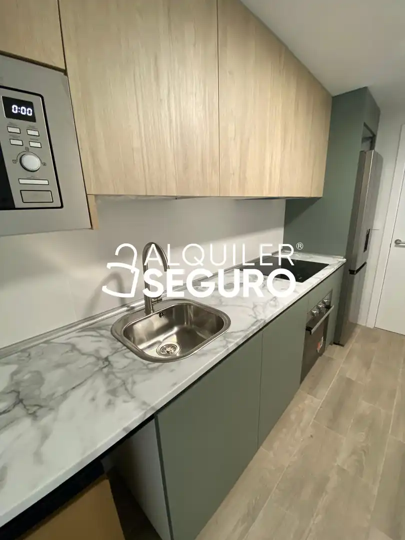 Kitchen of Flat for rent in Guadalajara  with Heating, Terrace and Storage room