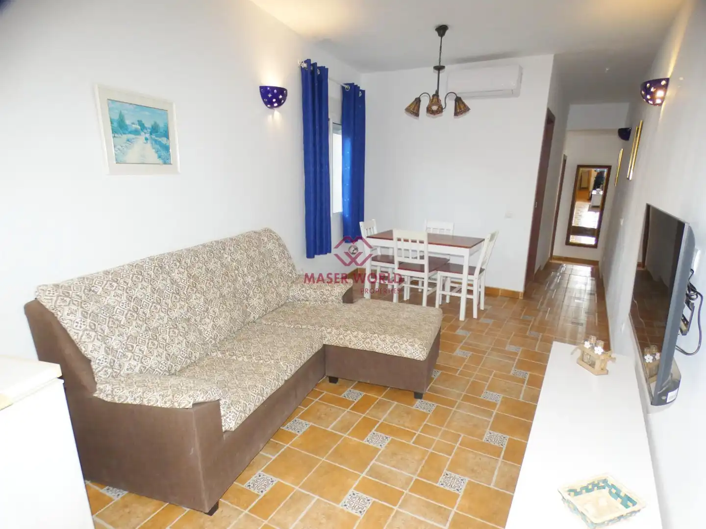 Sala de estar de Casa o chalet en venta en Cartagena con Aire acondicionado, Terraza y Amueblado