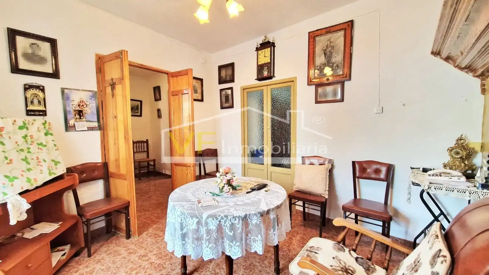Living room of Houses for sale in Colmenar  with Terrace and Balcony