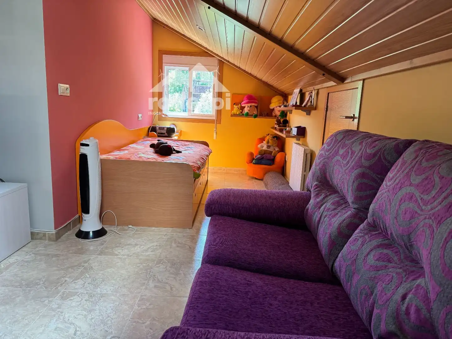 Bedroom of Houses for sale in Melón  with Heating, Terrace and Furnished