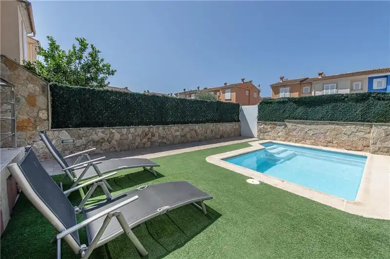 Swimming pool of Detached homes for sale in Llucmajor  with Terrace, Storage room and Balcony