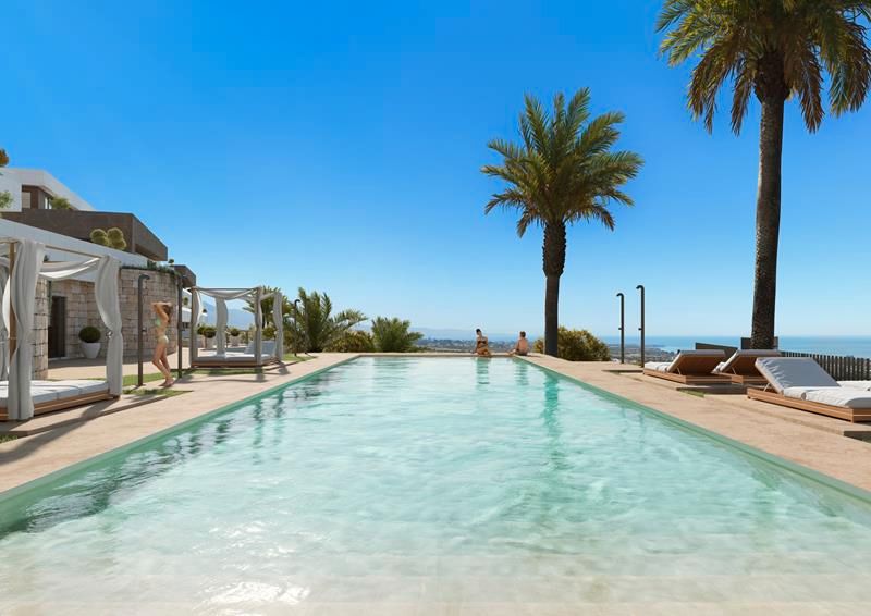Swimming pool of Flat for sale in Estepona  with Private garden, Terrace and Community pool