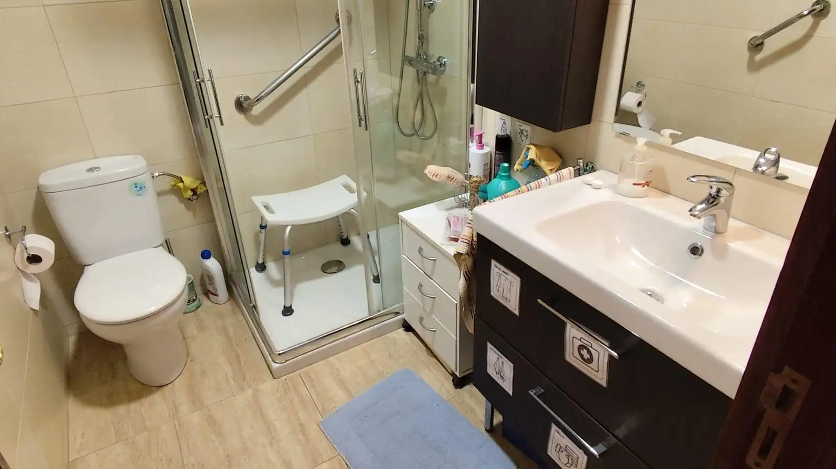 Baño de Piso de alquiler en Palencia con Parquet