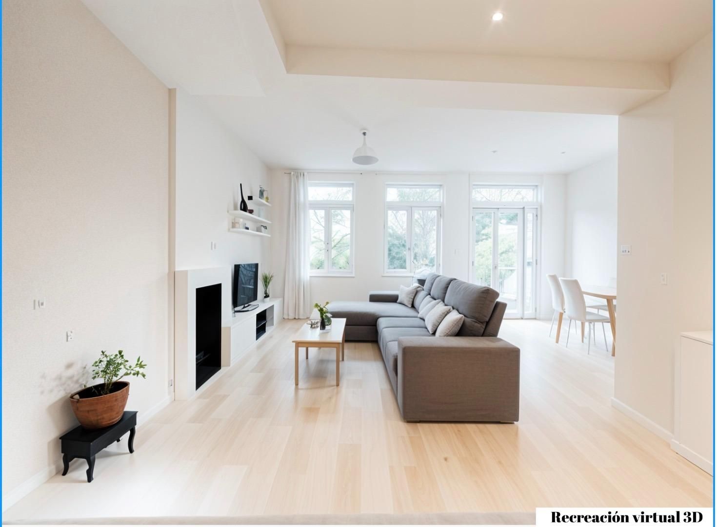 Living room of Flat for sale in Gandia  with Air Conditioner and Balcony