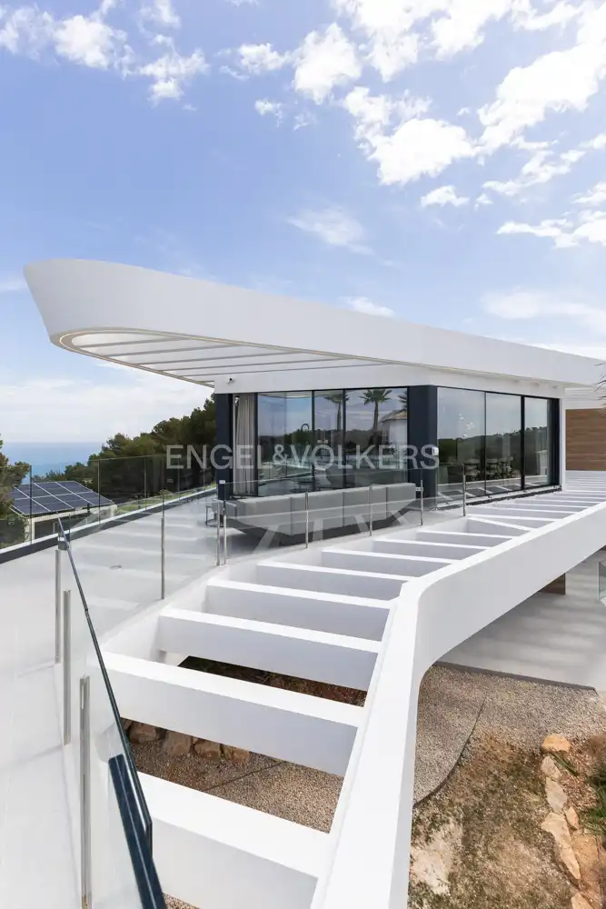 Terrace of Country homes for sale in Jávea / Xàbia  with Air Conditioner, Heating and Private garden