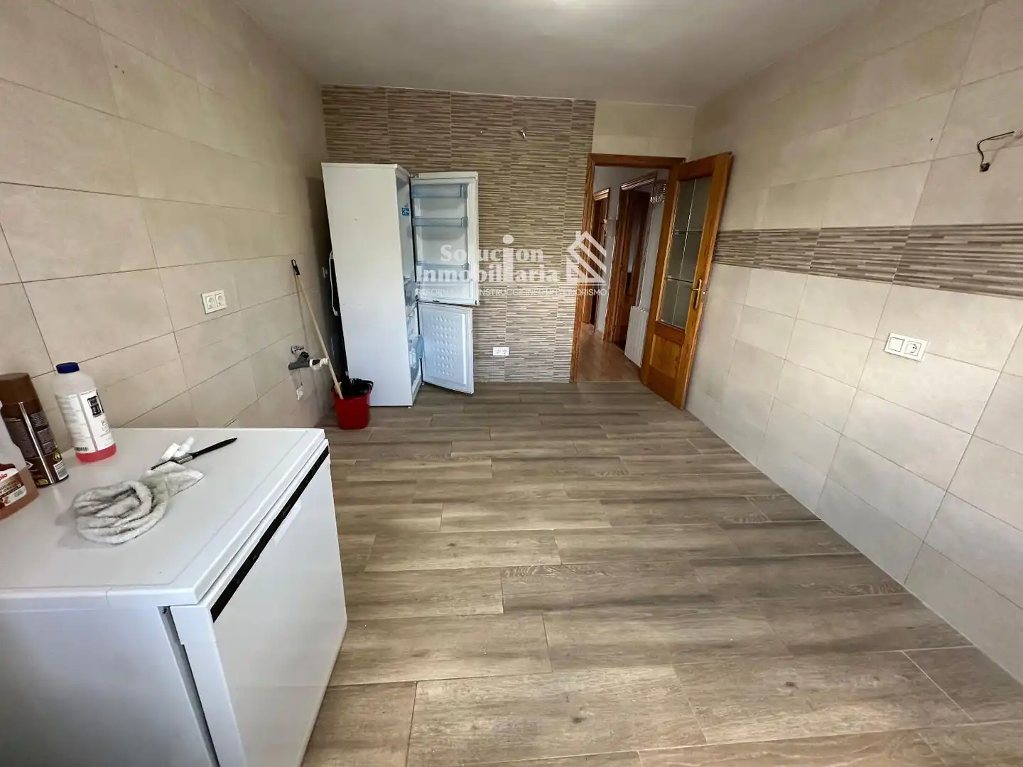 Cocina de Casa adosada en venta en Cabrerizos con Calefacción, Terraza y Piscina