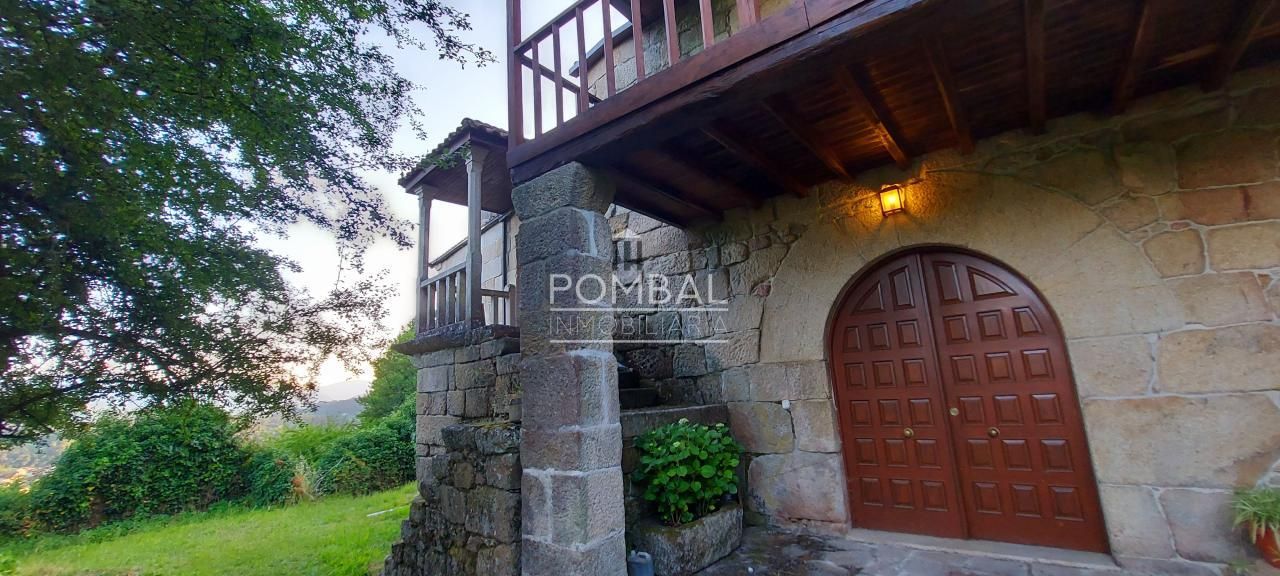 Vista exterior de Finca rústica en venta en Cenlle con Calefacción, Jardín privado y Terraza