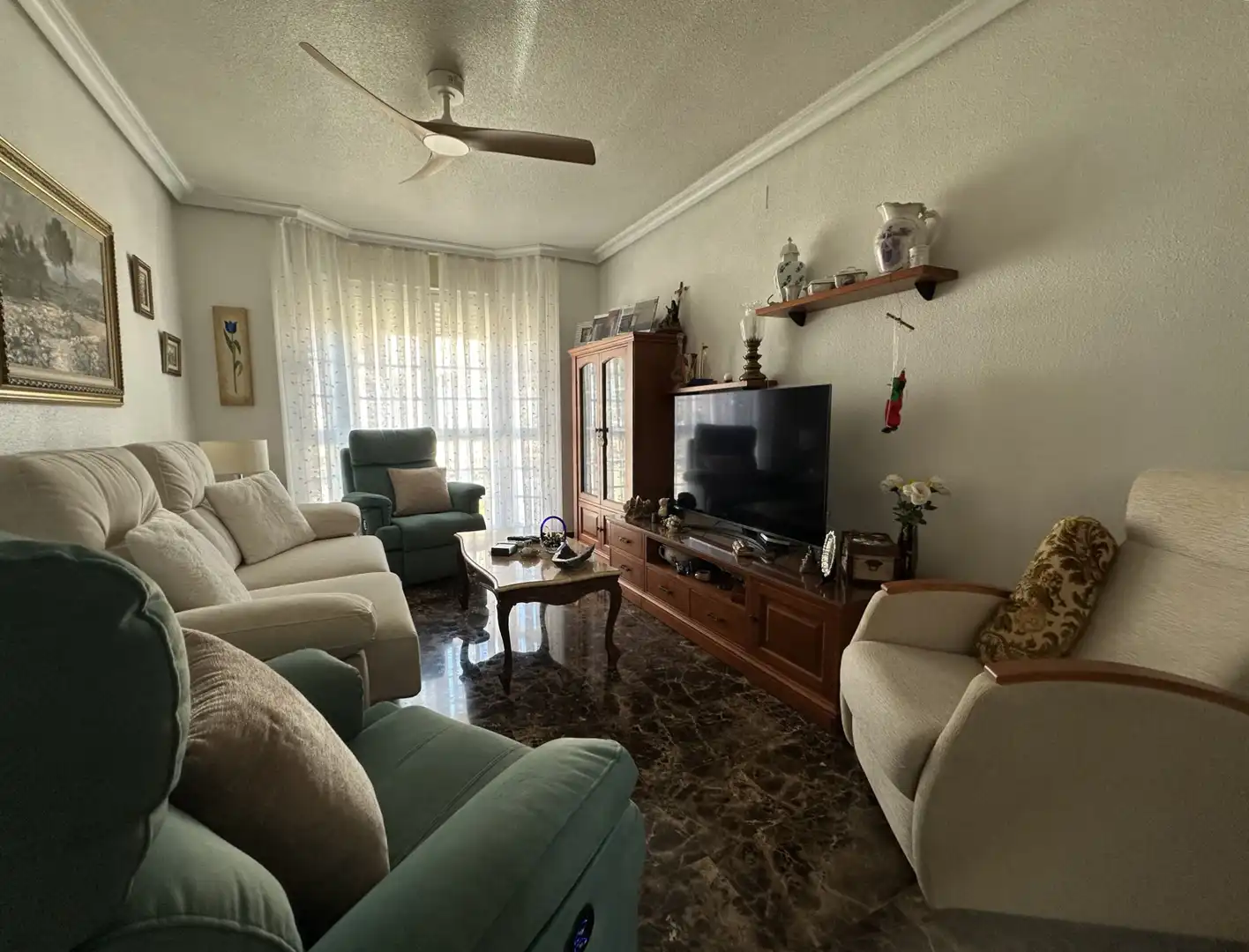 Sala de estar de Casa adosada en venta en Cartagena con Aire acondicionado, Jardín privado y Terraza