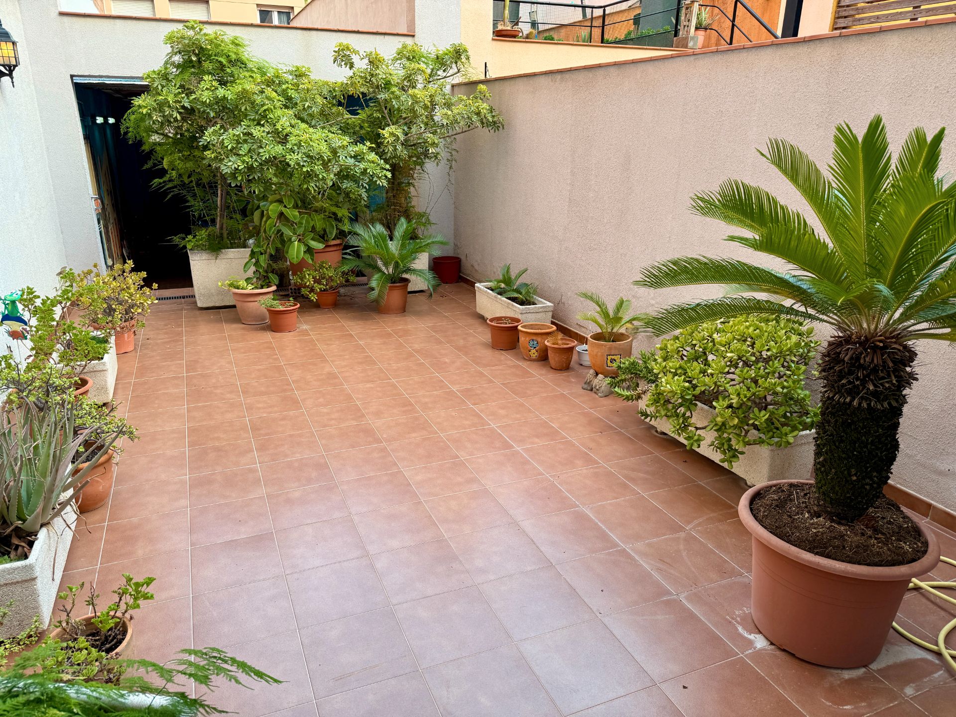 Terrace of Single-family semi-detached for sale in  Barcelona Capital  with Air Conditioner, Heating and Private garden