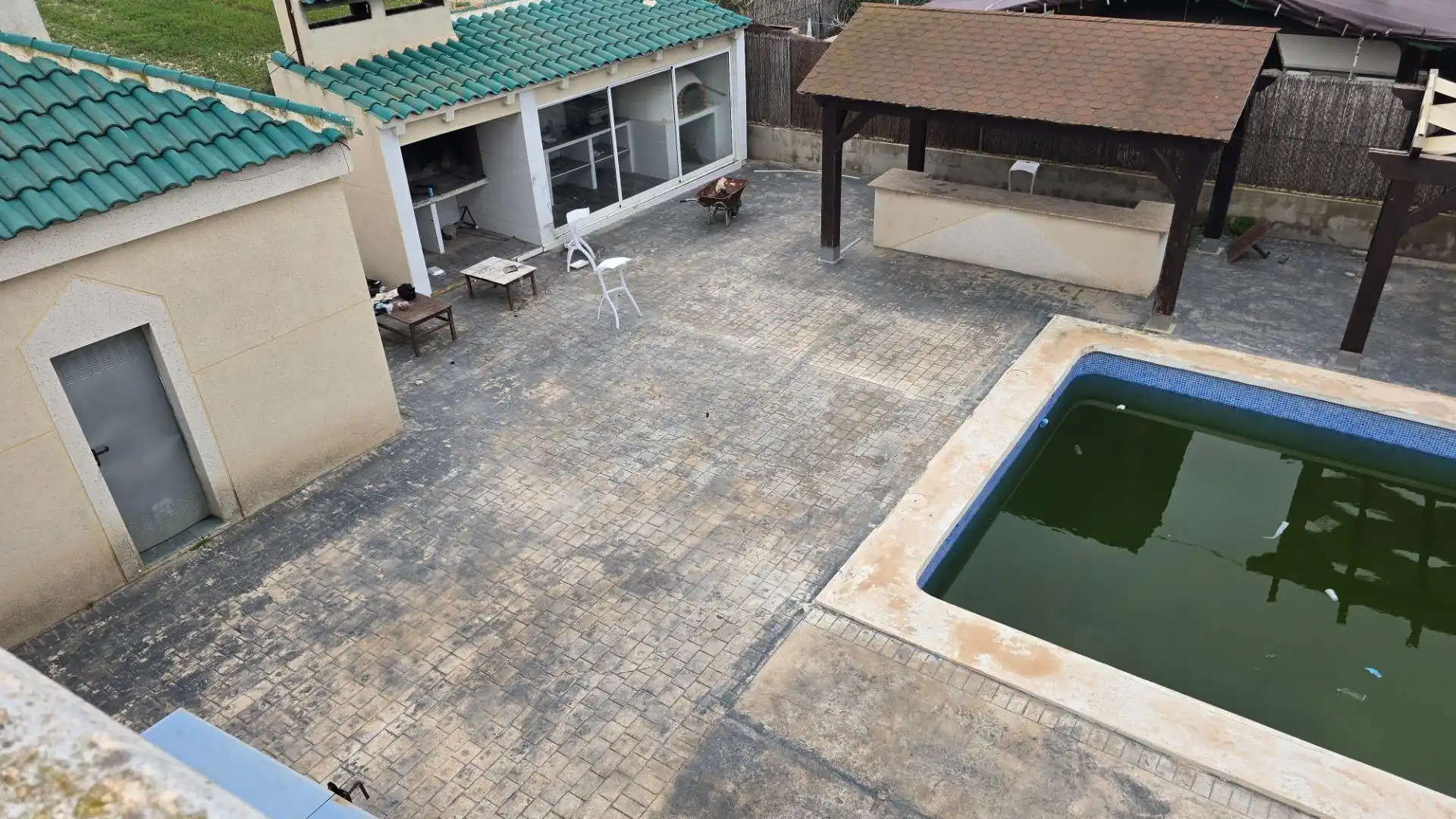 Piscina de Casa o xalet en venda en Elche / Elx amb Aire condicionat, Terrassa i Traster