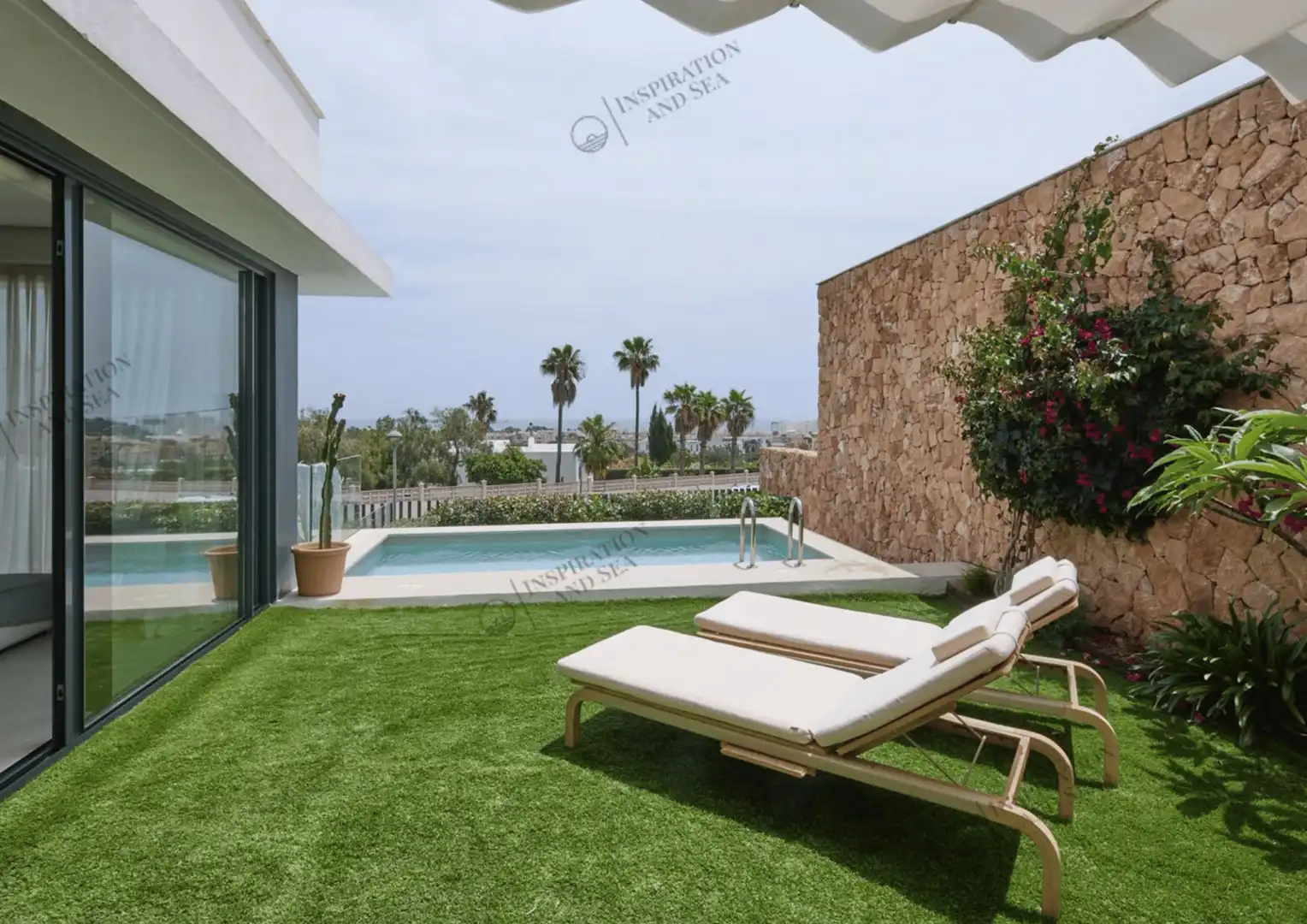 Terraza de Casa o chalet en venta en Santa Eulària des Riu con Aire acondicionado, Calefacción y Jardín privado