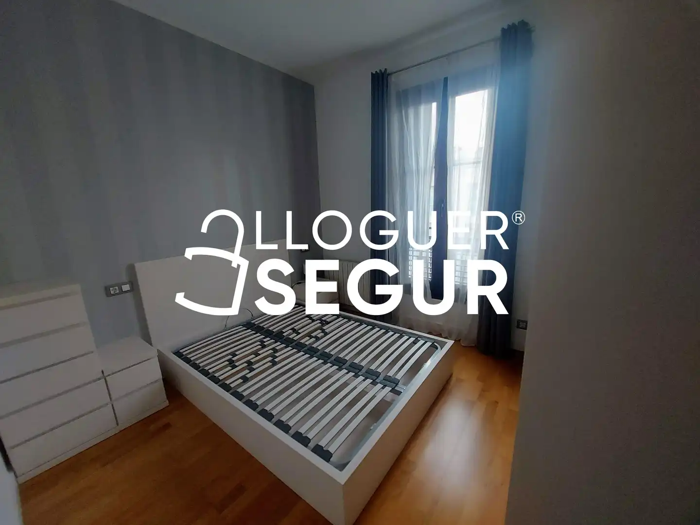 Bedroom of Flat for rent in Barcelona  with Air Conditioner, Heating and Furnished