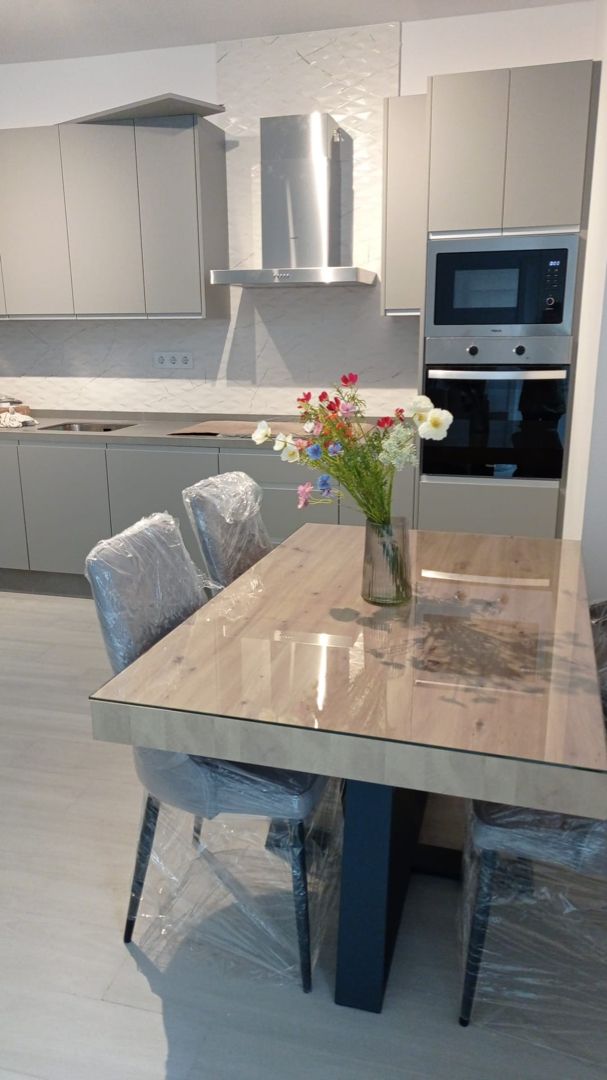 Kitchen of Apartment to rent in Ronda  with Air Conditioner and Furnished