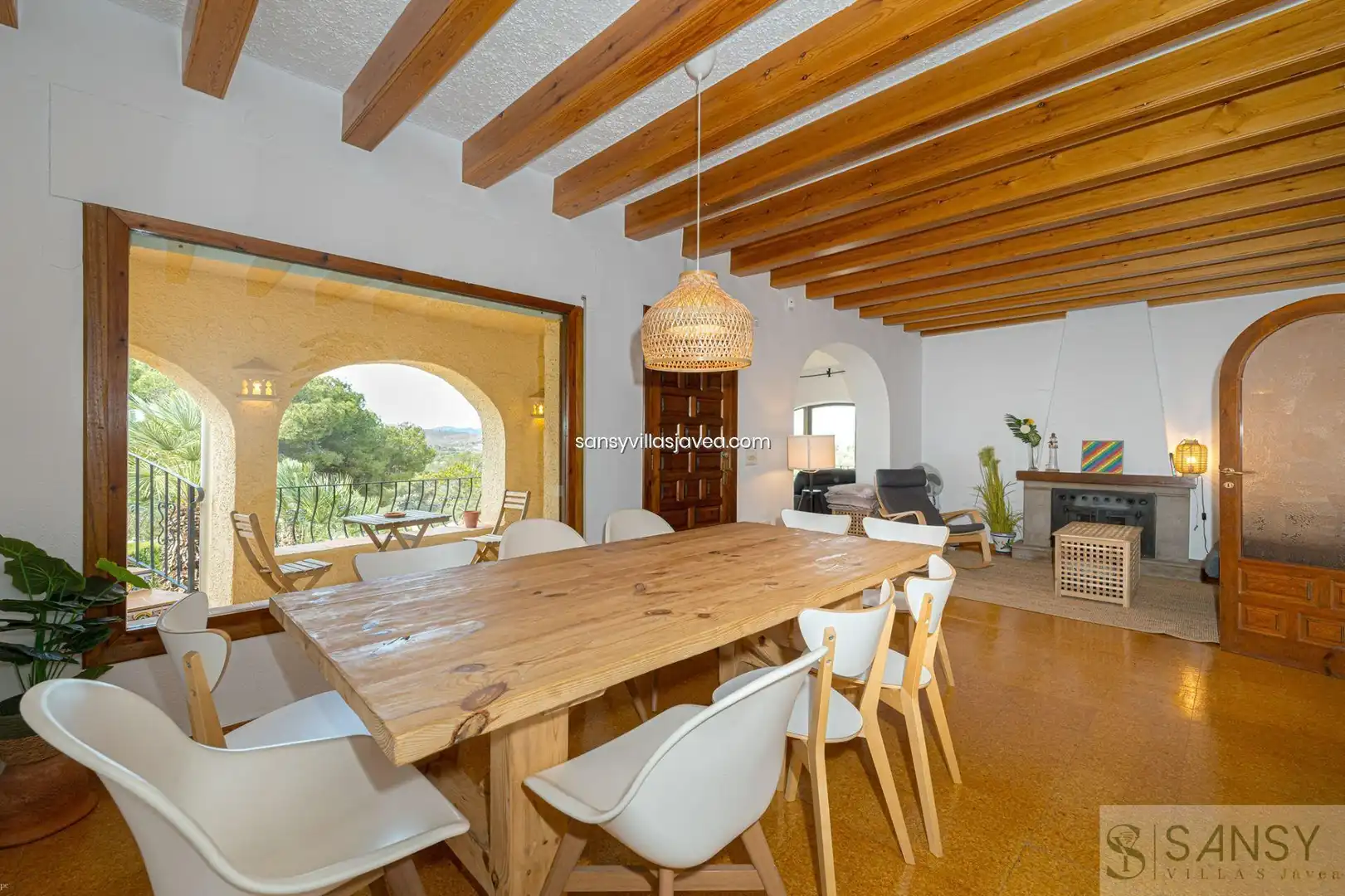 Dining room of Houses for sale in Jávea / Xàbia  with Air Conditioner and Storage room