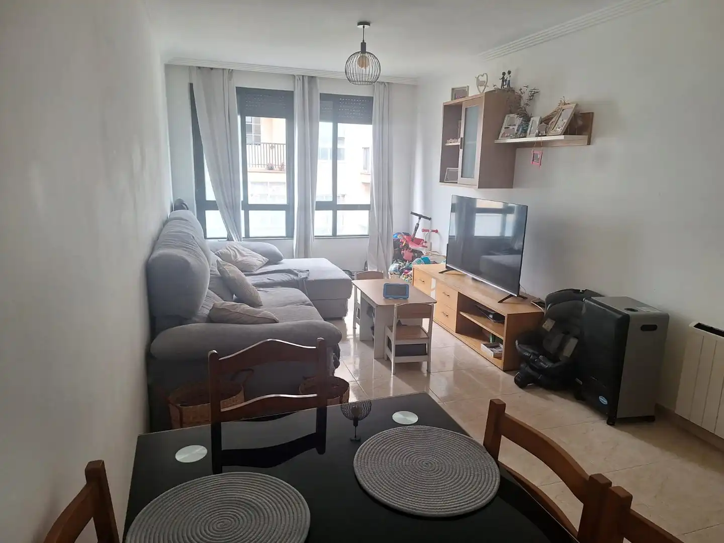 Wohnzimmer von Wohnung zum Verkauf in Ribeira mit Heizung, Abstellraum und Möbliert