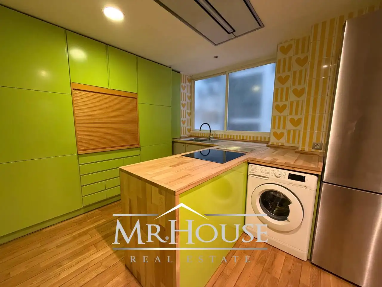 Cocina de Piso de alquiler en Madrid con Aire acondicionado, Calefacción y Jardín privado