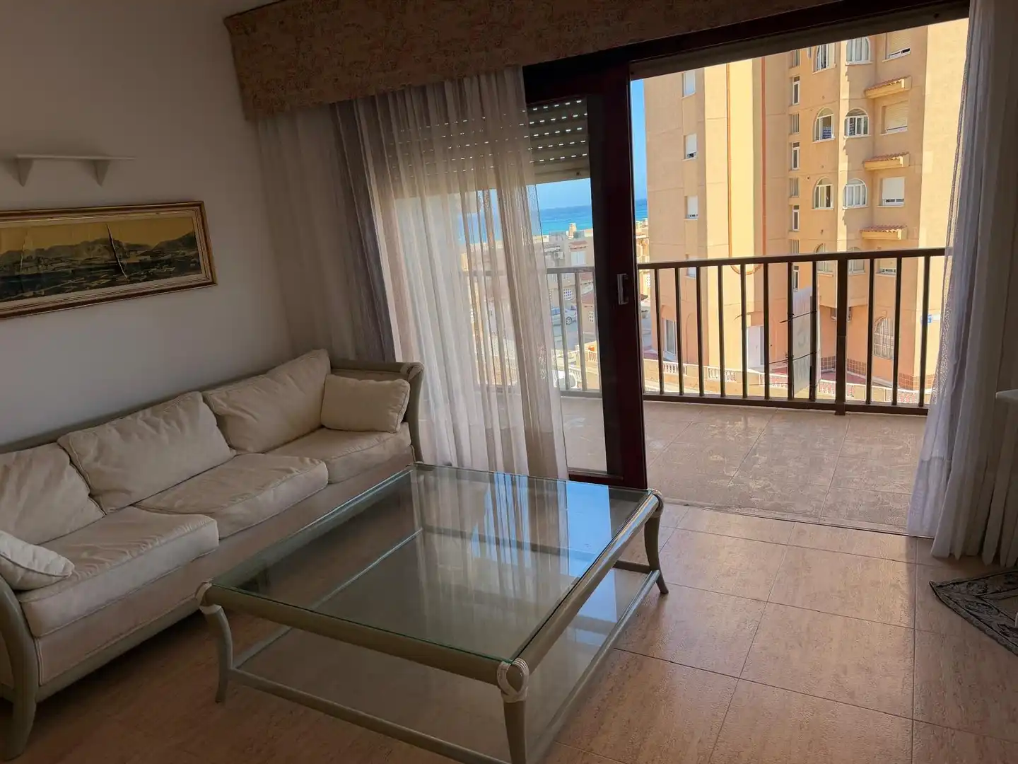 Sala de estar de Piso en venta en La Manga del Mar Menor con Terraza