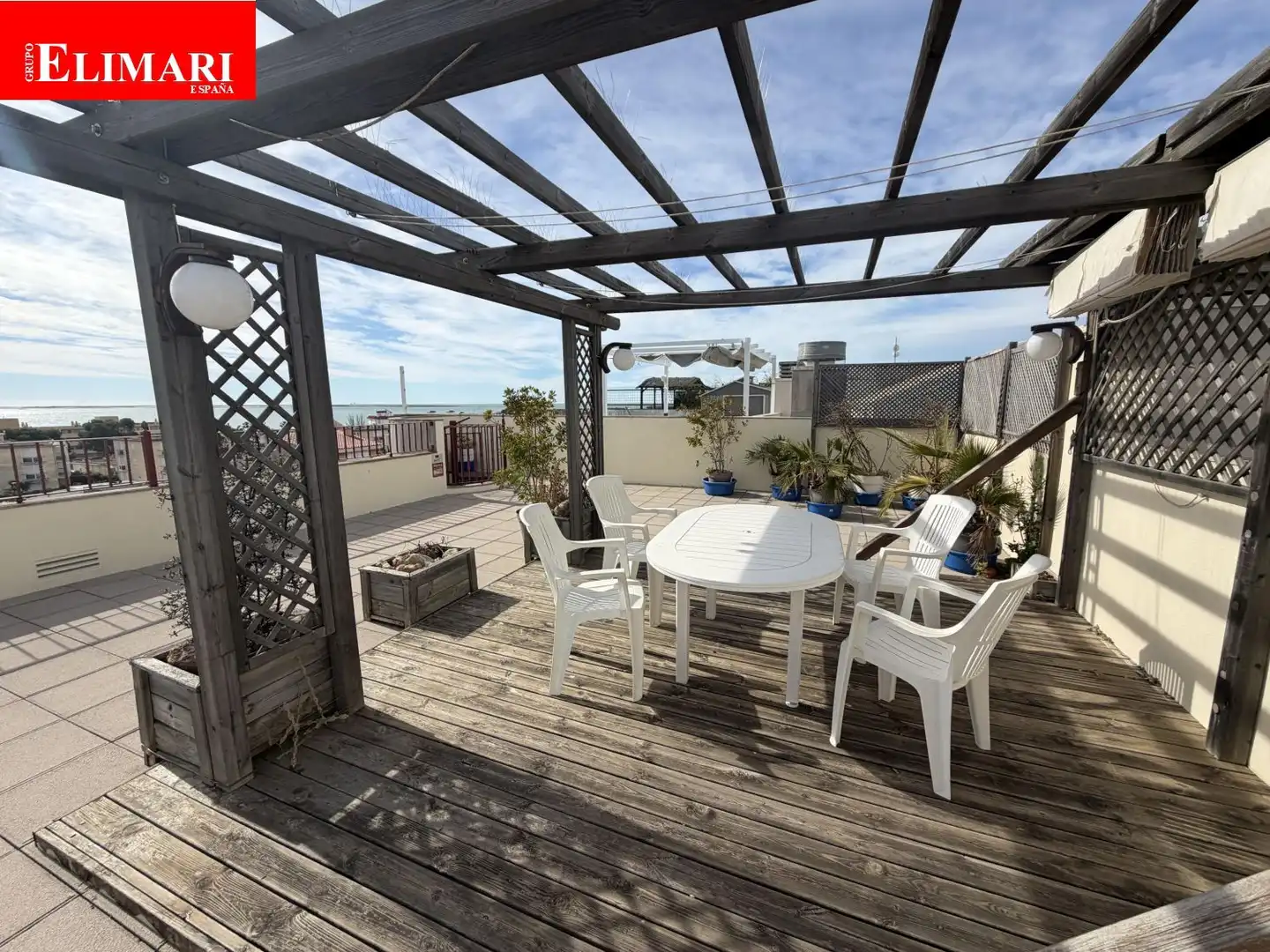 Terrassa de Apartament en venda en La Ràpita amb Aire condicionat, Jardí privat i Terrassa