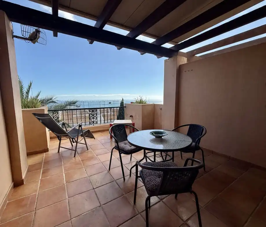 Terrace of Flat for sale in Benalmádena  with Terrace, Furnished and Oven