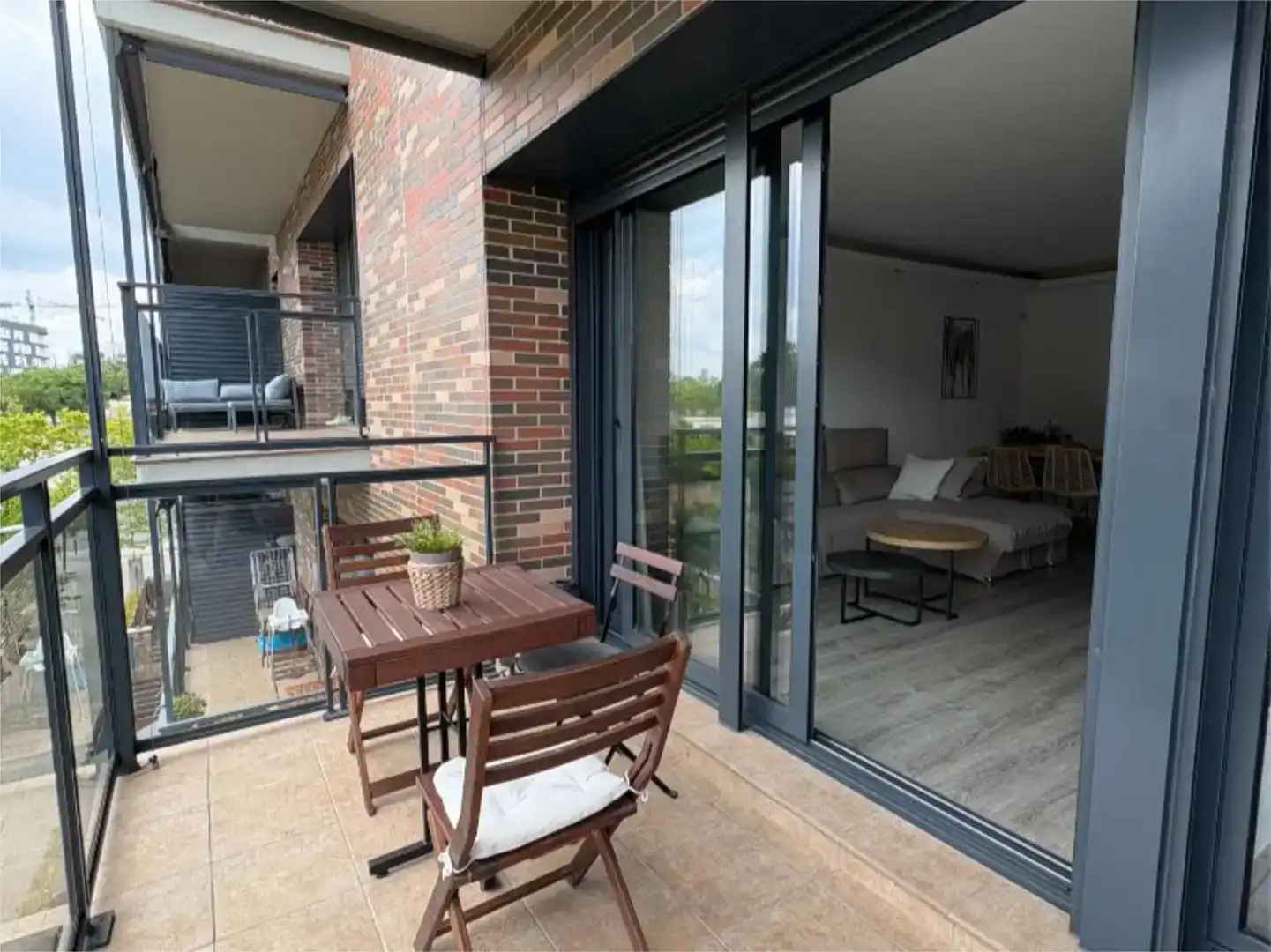 Balcony of Flat for sale in Sabadell  with Air Conditioner and Swimming Pool