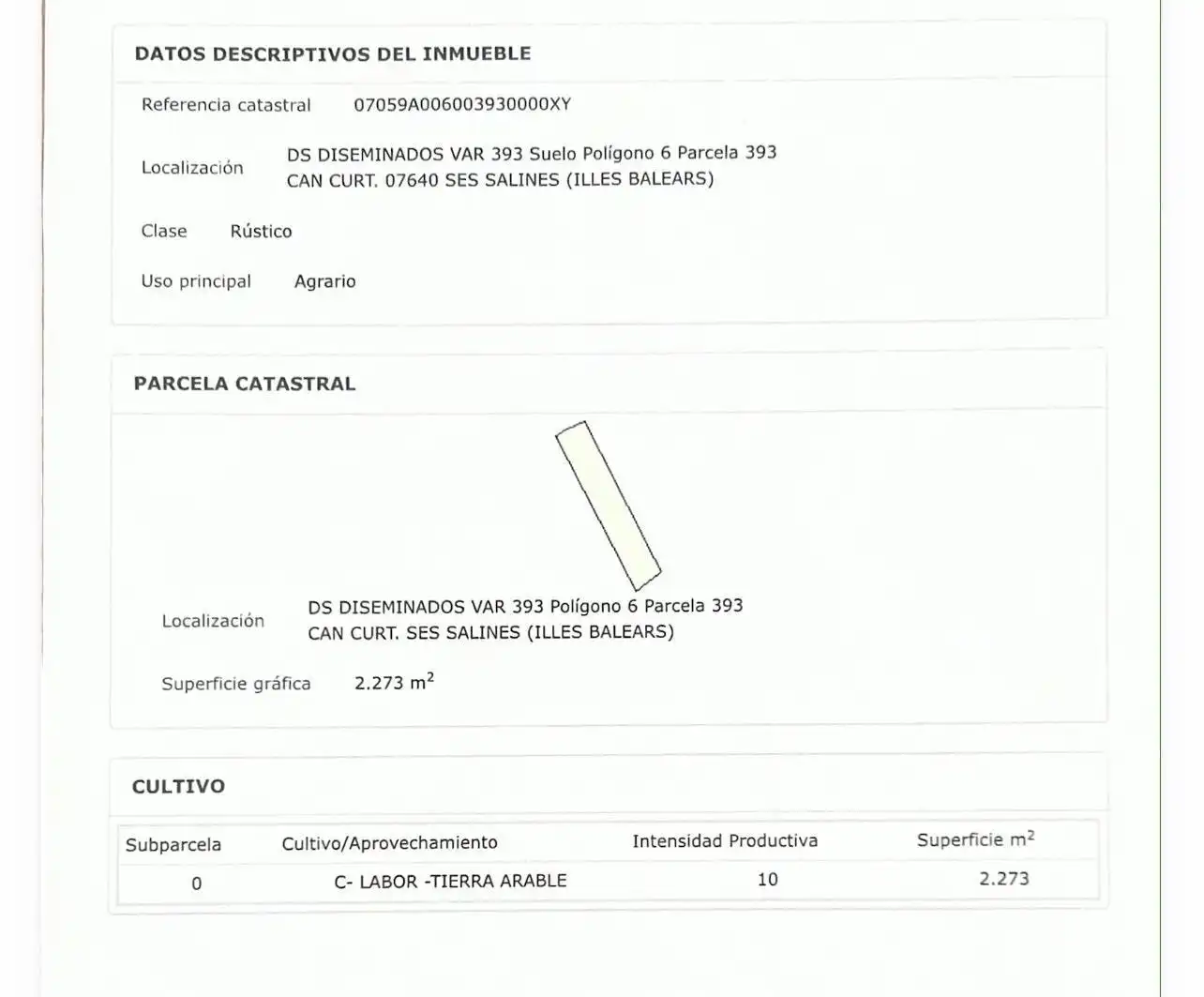Terreny residencial en venda a Ses Salines Poble, imagen 15