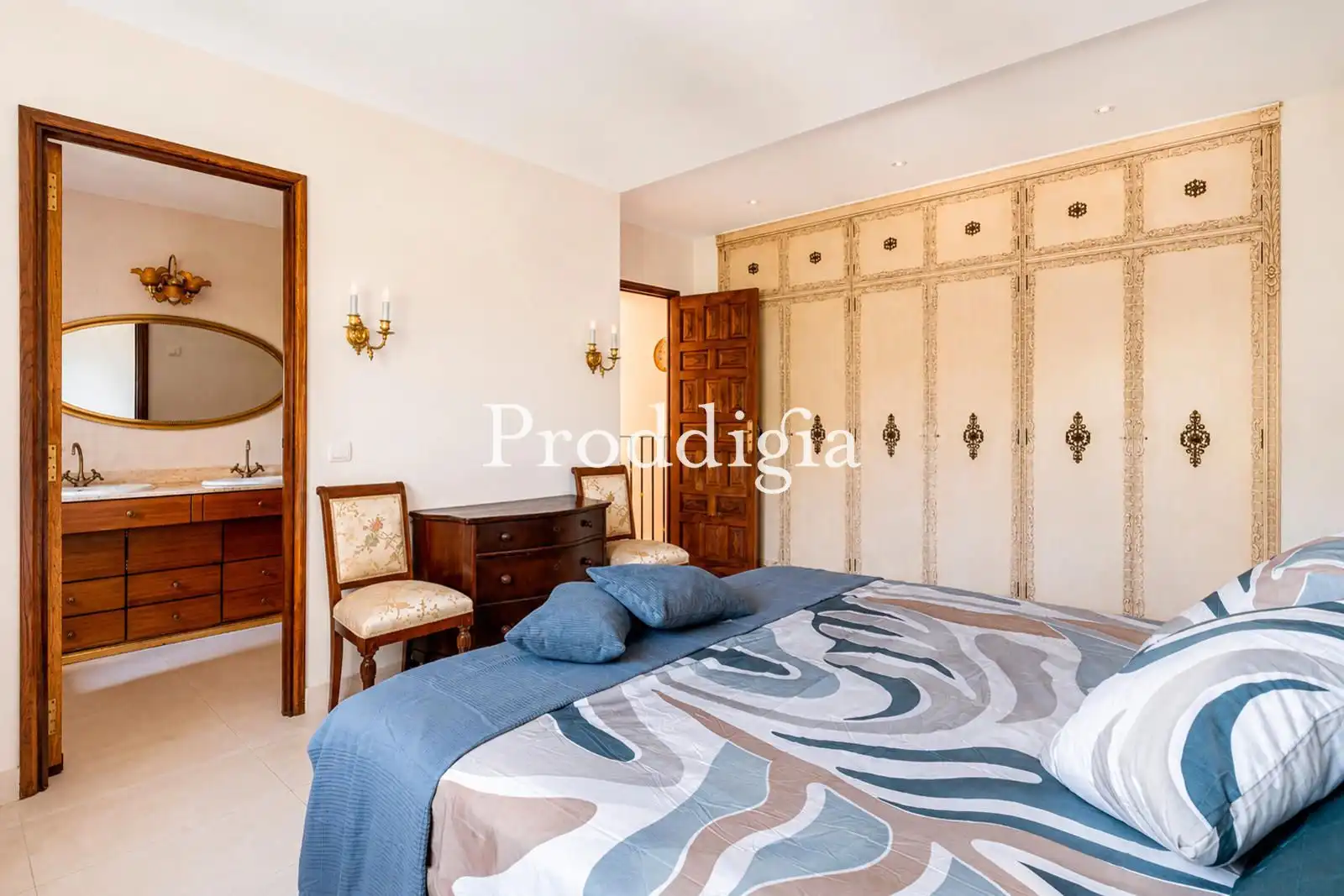 Bedroom of Houses for rent in Sant Cugat del Vallès  with Air Conditioner, Heating and Terrace